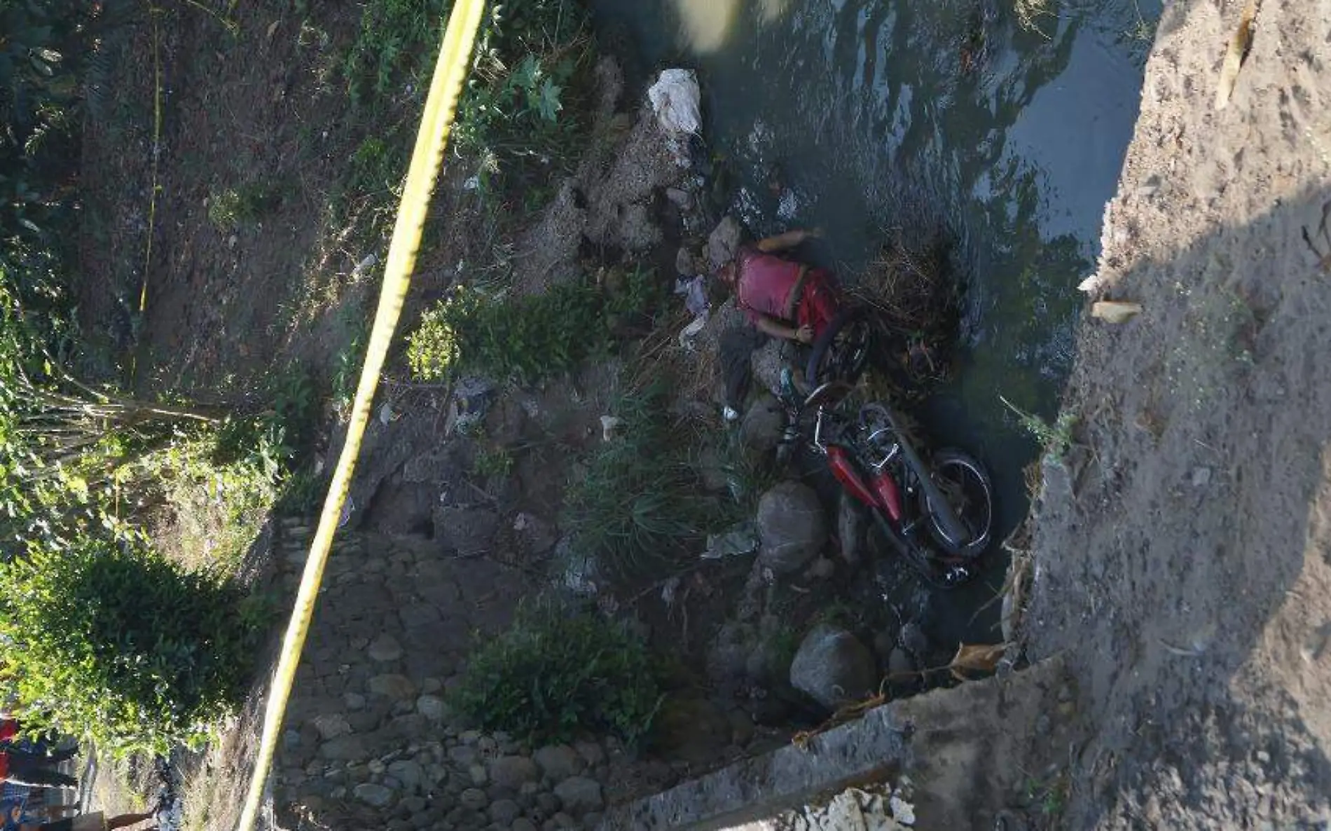 motociclista muerto